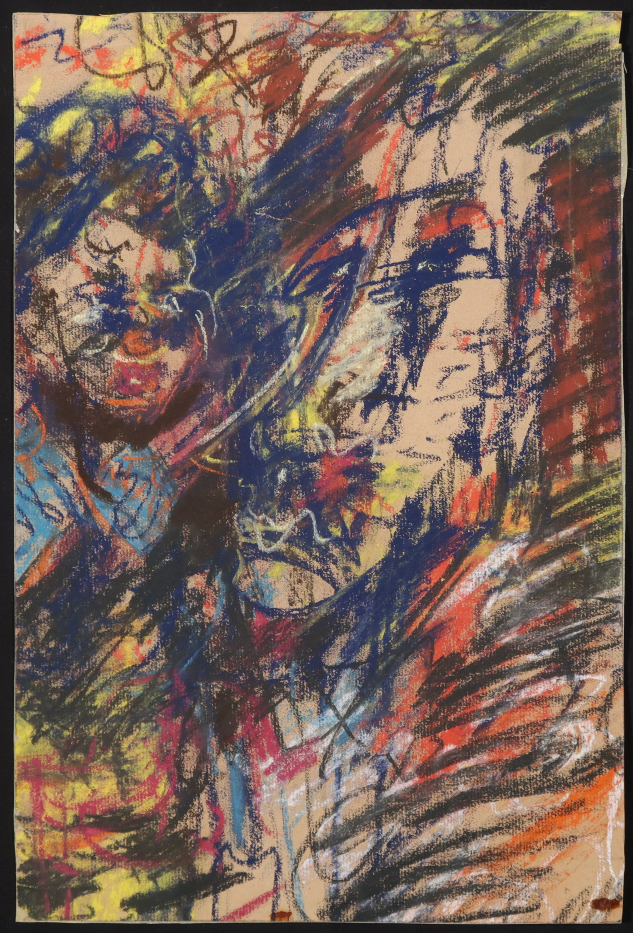 Niet of onleesbaar gesigneerd - Krijttekening, Z.T.  kopen? Bied vanaf 1!