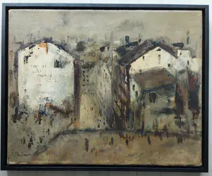 Jan Rijlaarsdam - Amsterdamse of Parijs straatgezicht kopen? Bied vanaf 825!