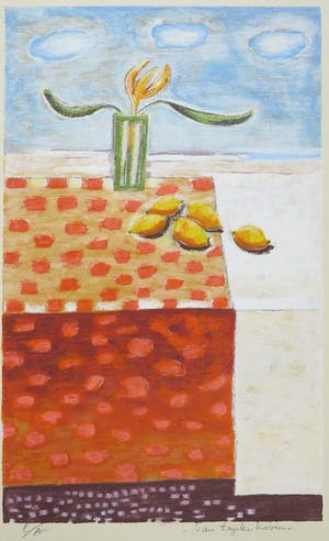 Lita van Engelenhoven - Zeefdruk, Tafel kopen? Bied vanaf 1!