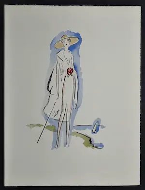 Kees van Dongen - Pochoir uit La Garconne 1925 kopen? Bied vanaf 199!