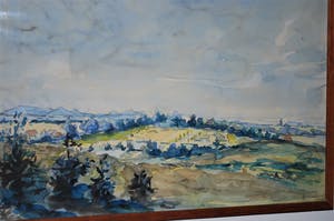 Jacques Philipszoon - Zuid-Limburg - aquarel kopen? Bied vanaf 35!