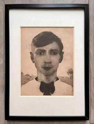Jan Mankes - Originele Heliogravure Zelportret 1923 kopen? Bied vanaf 110!