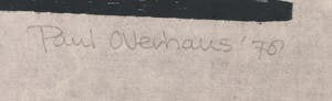 Paul Overhaus - Houtsnede op Japans papier, Zee no. 15 kopen? Bied vanaf 1!