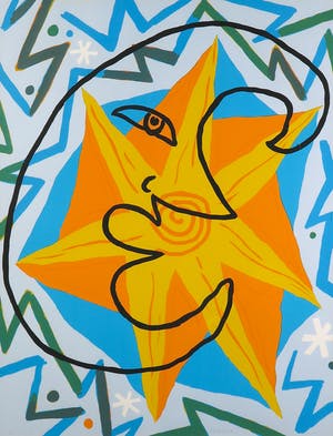 Stanco Skiczuk - Zeefdruk, Z-M-S - Ingelijst kopen? Bied vanaf 20!