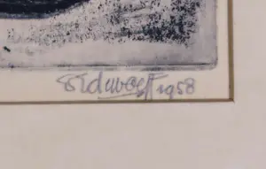 Hans van Dokkum - en anderen, Lot van 10 etsen/litho's door verschillende kunstenaars kopen? Bied vanaf 40!