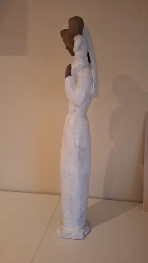 Paul Sersté - religieus beeld - Madonna / Moeder Maria met kind - terracotta en keramiek kopen? Bied vanaf 50!