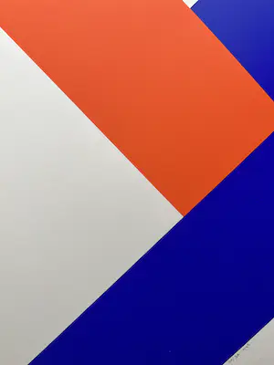 Jaap Hoffmann - handgesigneerde kleurenzeefdruk | 'zonder titel' | 1973 kopen? Bied vanaf 1!