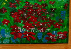 Jan Tinholt - Olieverf op doek: 'Poppenspel' - 1989 kaufen? Bieten Sie von 395!