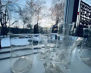 Jos Böhm - 6 handgeblazen glazen kopen? Bied vanaf 150!