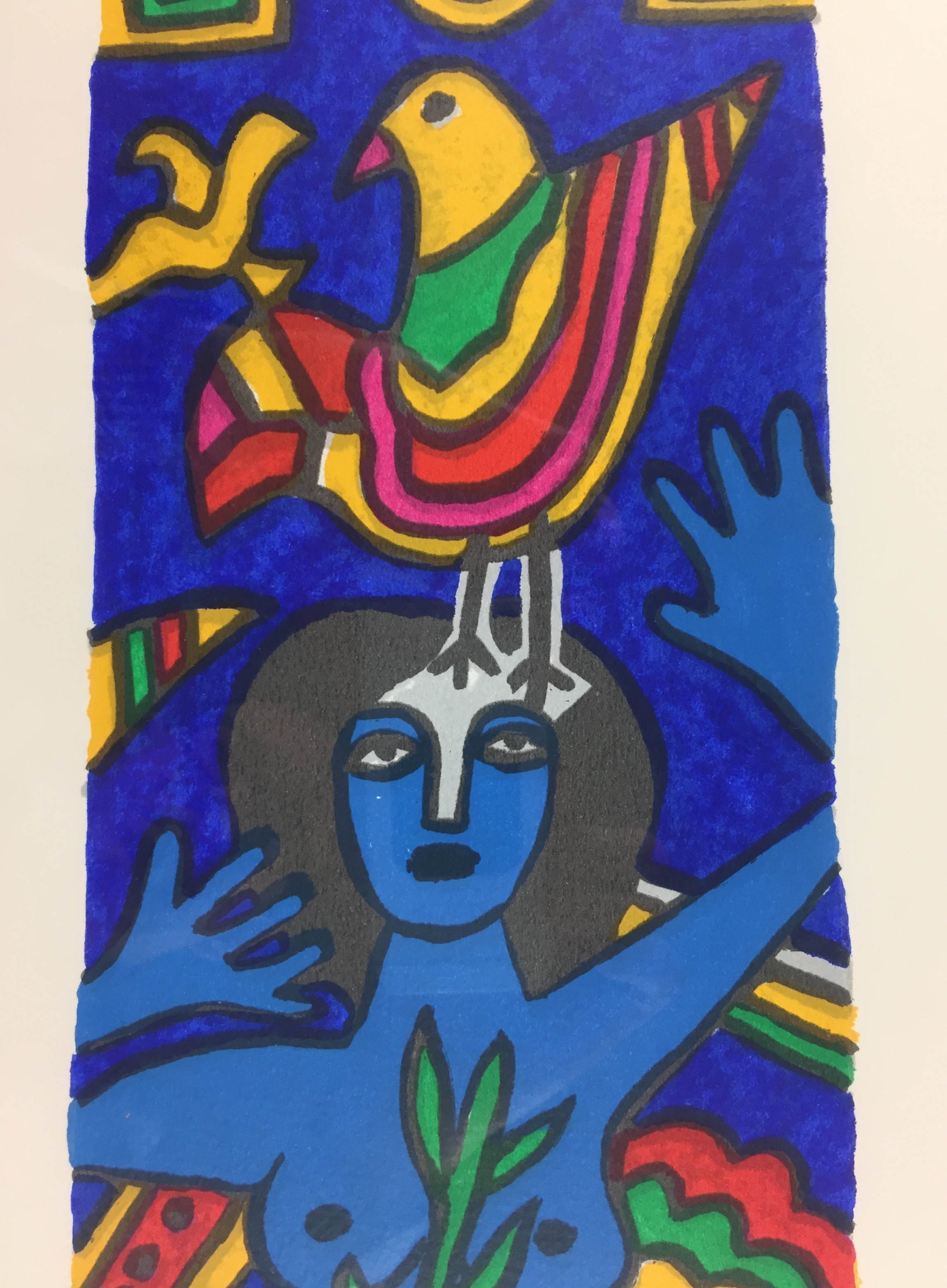 Corneille - zeefdruk, 'Ontwerp stropdas', 1998 (INGELIJST) kopen? Bied vanaf 199!