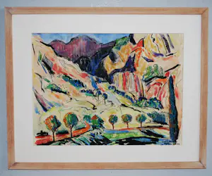 Edmond Wingen - Berglandschap rond 1955 kopen? Bied vanaf 80!
