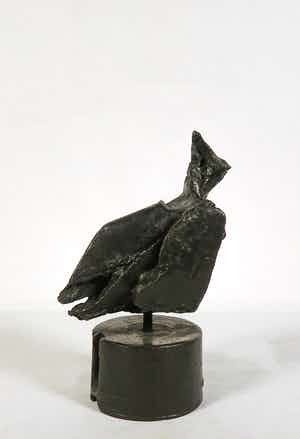 Ger Lataster - Abstracte bronzen vogel verkocht voor € 450!