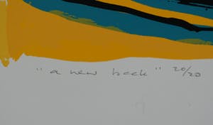 Ingrid Dingjan - a new back - zeefdruk kopen? Bied vanaf 18!