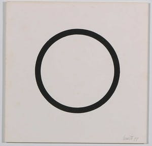 Sol LeWitt - Zeefdruk uit de serie 'Five Geometric Figures in Five Colors' - Ingelijst kopen? Bied vanaf 450!