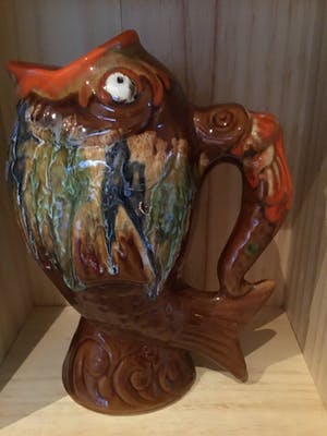 Vallauris Keramiek - Vintage pichet VIS kopen? Bied vanaf 10!