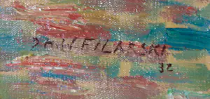 Dirk Filarski - Olieverf op doek, Venetië - Ingelijst kopen? Bied vanaf 1500!