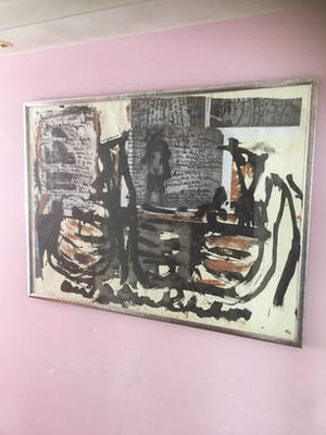 Anton Heyboer - Tekst met bruid van Heyboer naakt kopen? Bied vanaf 400!