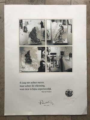 Wilfried Pas - Wilfried Pas & Paul Van Ostaijen - Gesigneerd werk - 1996 - 52/90 kopen? Bied vanaf 45!