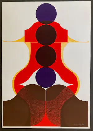 Theo Braun - Signierter und nummerierter Orig. Farbserigraphie von 1974 kaufen? Bieten Sie von 99!