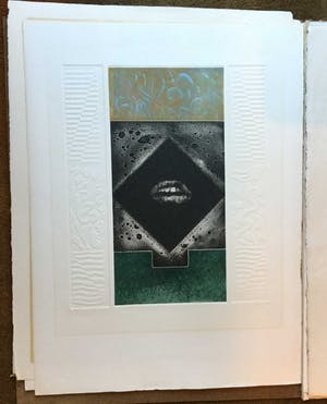 Niet of onleesbaar gesigneerd - C4393-2E, lippen kopen? Bied vanaf 1!