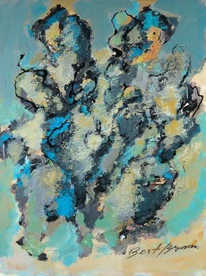 Bert Braam - Acryl op doek, Zonder titel kopen? Bied vanaf 1!