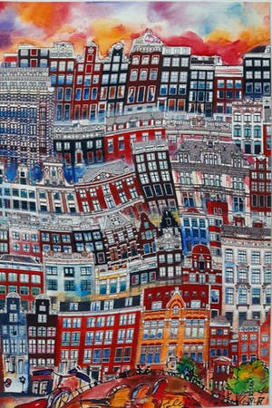 Elena Polyakova - Vrolijk Amsterdam kopen? Bied vanaf 45!