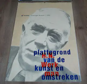Hendrik Werkman - Metro (ingelijst) & zeer grote kalender kopen? Bied vanaf 100!