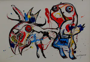 Jan te Wierik - olieverf op board - 1994 kopen? Bied vanaf 1750!