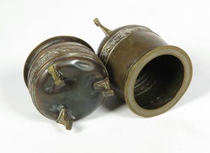 Nieuwe Kunst - Koper, 4-delige rookset kopen? Bied vanaf 1!