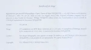 Rene Magritte - (naar) Le chef d’œuvre ou les mystères de l’horizon - Lithografie - 45x60 cm kopen? Bied vanaf 490!