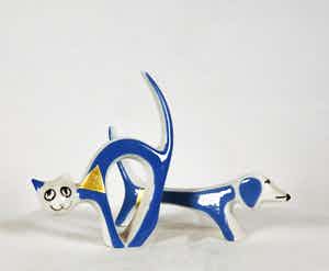 Royal Dux - 2 dekorative Tierfiguren verkocht voor € 20!