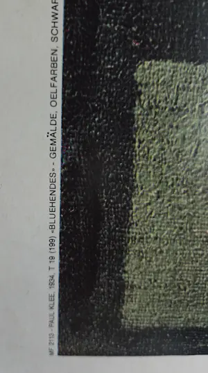 Paul Klee - Bluhendes. Grote affiche. Drukgesigneerd. kopen? Bied vanaf 99!