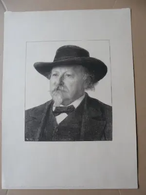 Jan Veth - Litho's van 7 bekende mensen van Nederland, uitgebracht van 1893 en 1896 kopen? Bied vanaf 80!
