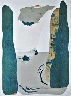 George Degenhart - Collage uit 1997, Amorgos, Griekenland verkocht voor € 1!