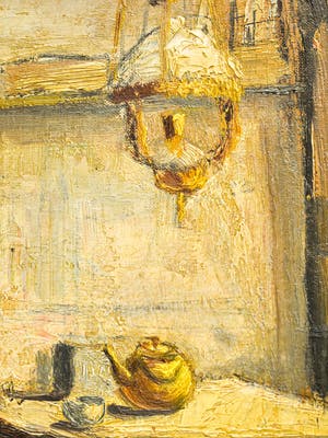 Harry Wich - Boerenvrouw in interieur kopen? Bied vanaf 50!