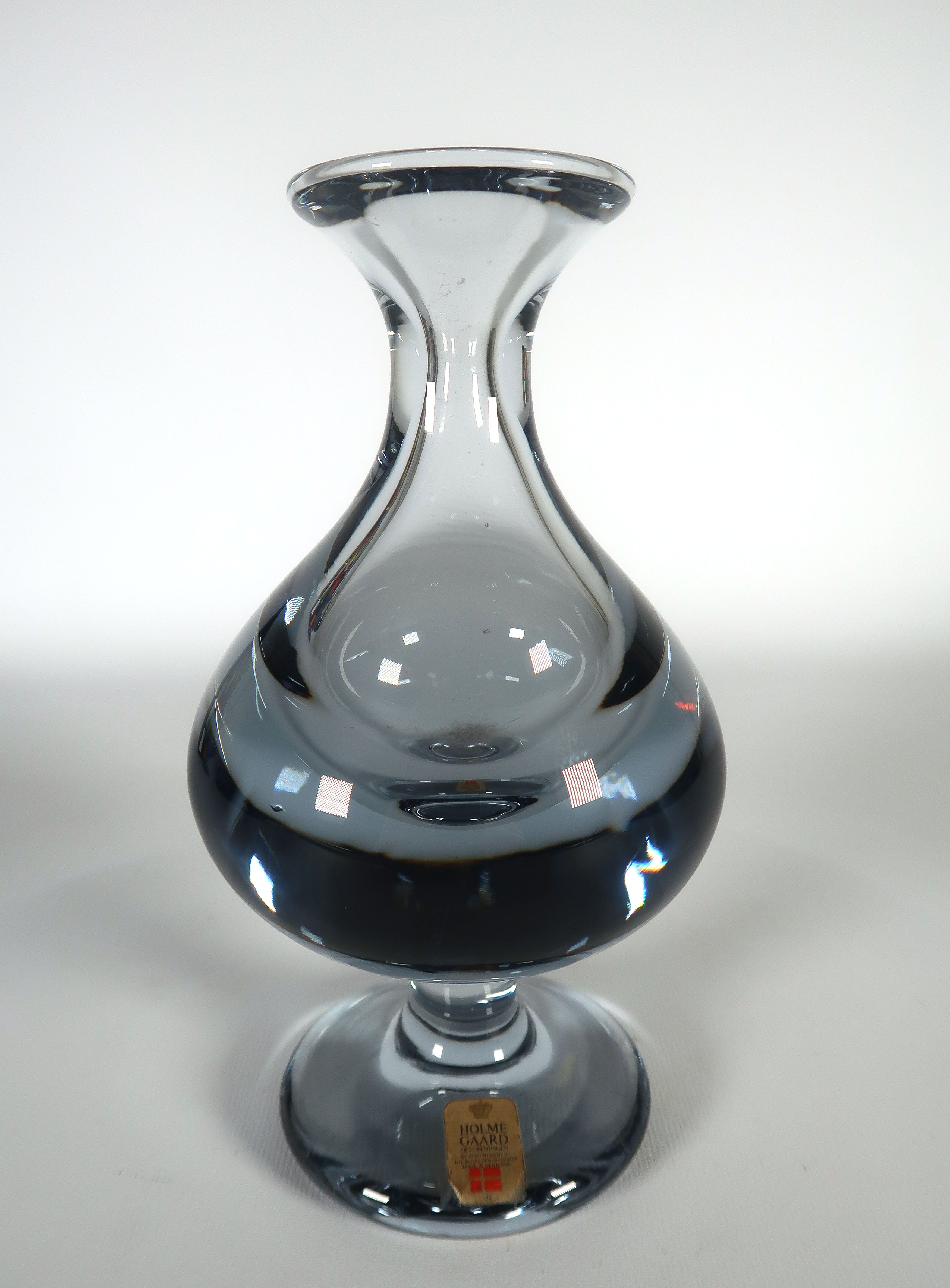 Per Lutken - Kristal, Twee solifleur vaasjes, uitgevoerd door Holmegaard kopen? Bied vanaf 70!