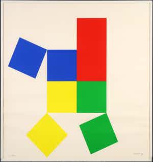 Bob Bonies - Zeefdruk, Molen II - Ingelijst verkocht voor € 40!