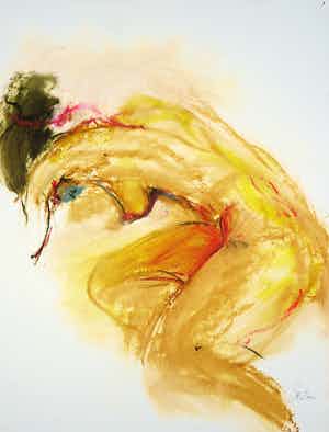 Franscz Witte - Gemengde techniek, Zonder titel verkocht voor € 1!