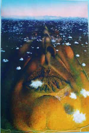 Rudolf Hausner - Litho: Adam Massiv - 1972 verkocht voor € 150!