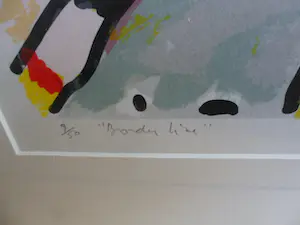 Dominique Chan - Zeefdruk, Titel, Borderline . kopen? Bied vanaf 40!