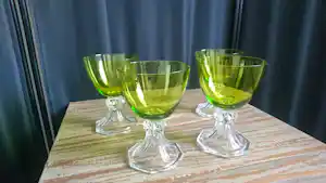 Val-Saint-Lambert - kristallen wijn/water glazen model ¨Yale¨ verkocht voor € 30!