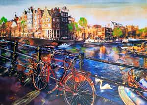 Elena Polyakova - Elena Polyakova - Zomer in Amsterdam verkocht voor € 75!