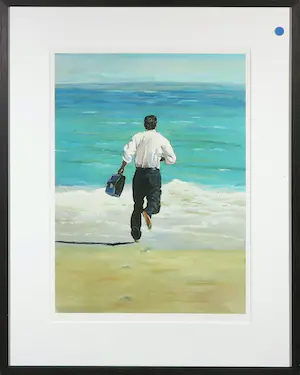 Toon Kuijpers - Giclée, Business I - Ingelijst kopen? Bied vanaf 40!