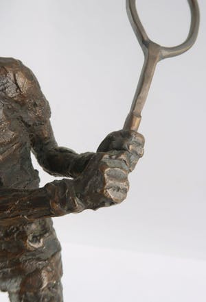 Bep van den Bergh - Brons en travertine, Björn Borg kopen? Bied vanaf 10!