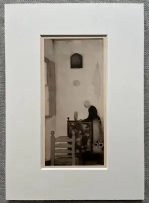 Jan Mankes - Originele Heliogravure Moeder in Kamer 1923 kopen? Bied vanaf 120!