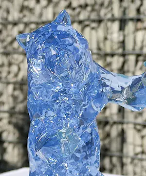 Richard Orlinski - BEAR BUBBLE (BLUE EDITION) – Skulptur kopen? Bied vanaf 300!