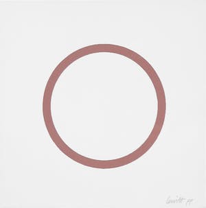 Sol LeWitt - Zeefdruk uit de serie 'Five Geometric Figures in Five Colors' - Ingelijst kopen? Bied vanaf 1!