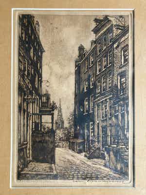 Cornelis Brandenburg - Paardestraat amsterdam verkocht voor € 1!