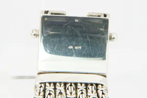Robuuste "Band of Angels" 2e gehalte Zilver unisex armband - 200+ gram!! kopen? Bied vanaf 240!