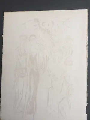 Kees van Dongen - Pochoir - Op het feest kopen? Bied vanaf 300!